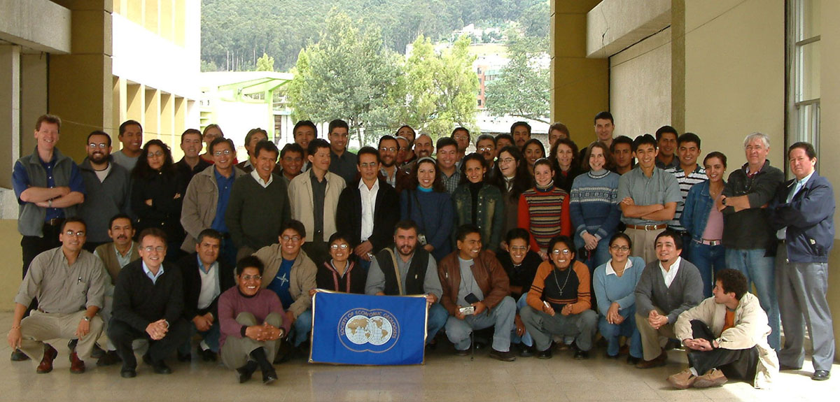 UNESCO-SEG Course participants at the Universidad Central, Quito