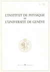 L'Institut de physique de l'Université de Genève