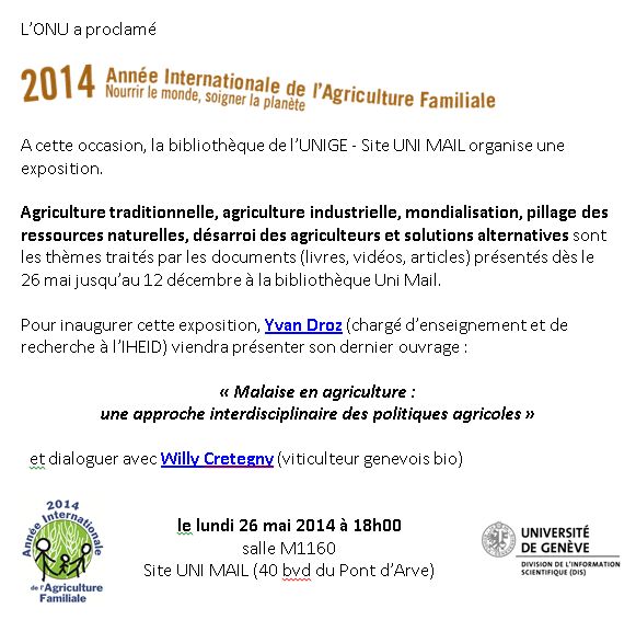 Malaise en agriculture 