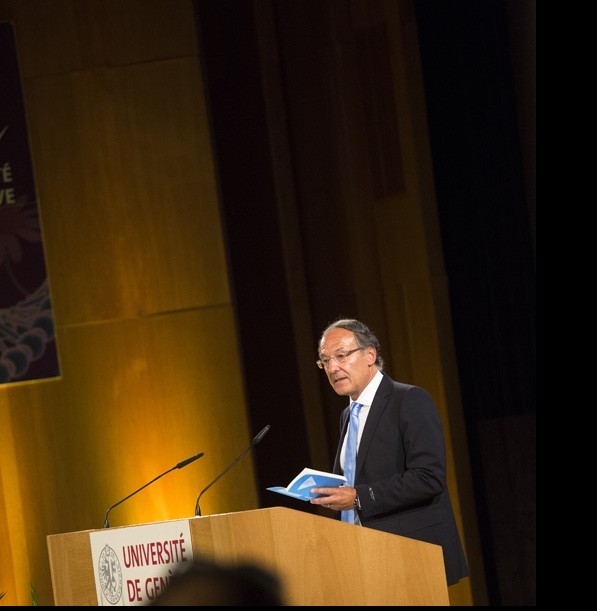 Professeur Yves Flückiger, Recteur de l'Université de Genève