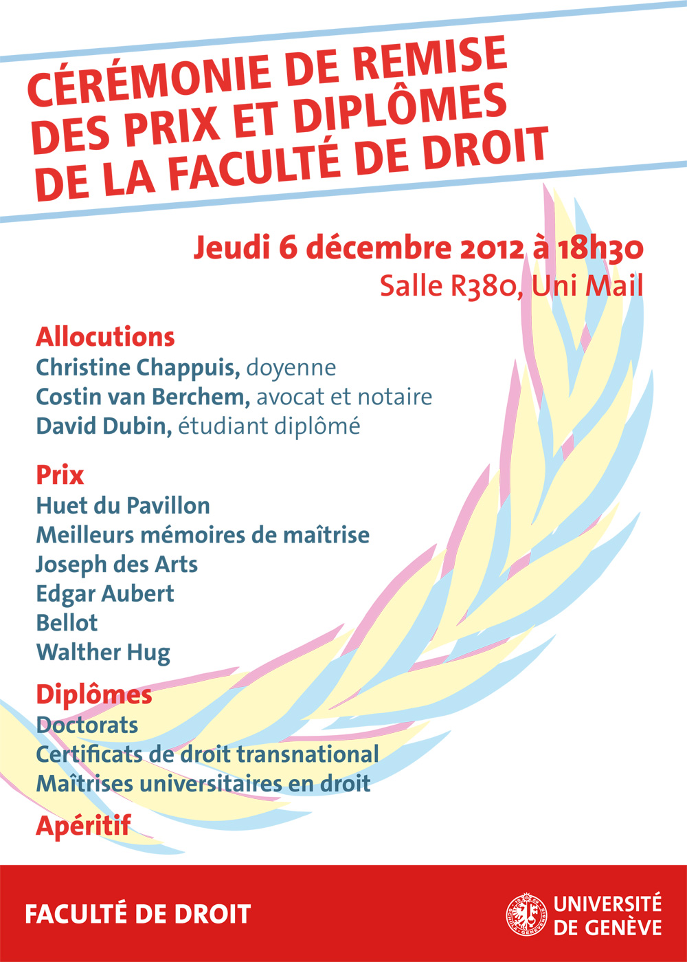 Affiche diplomes
