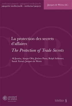 Volume 6: Protection of Trade Secrets