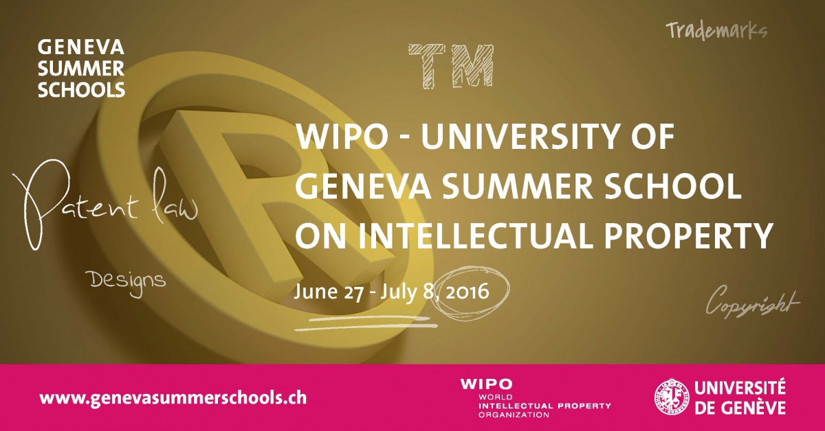 WIPO-Unige Summer School 2016