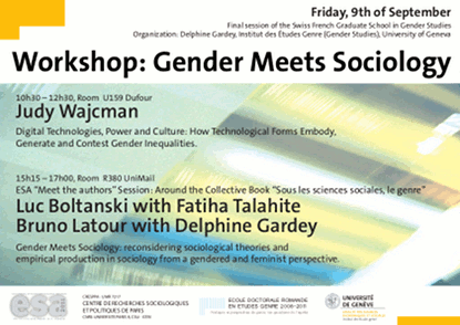 Workshop: Gender Meets Sociology
