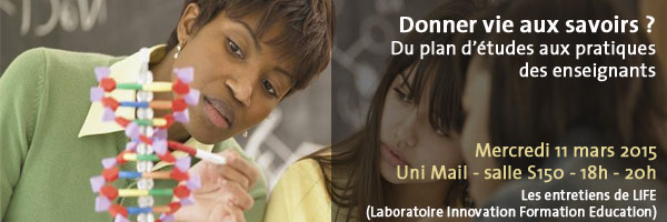 Donner vie aux savoirs ?