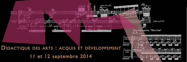 Journées didactique arts