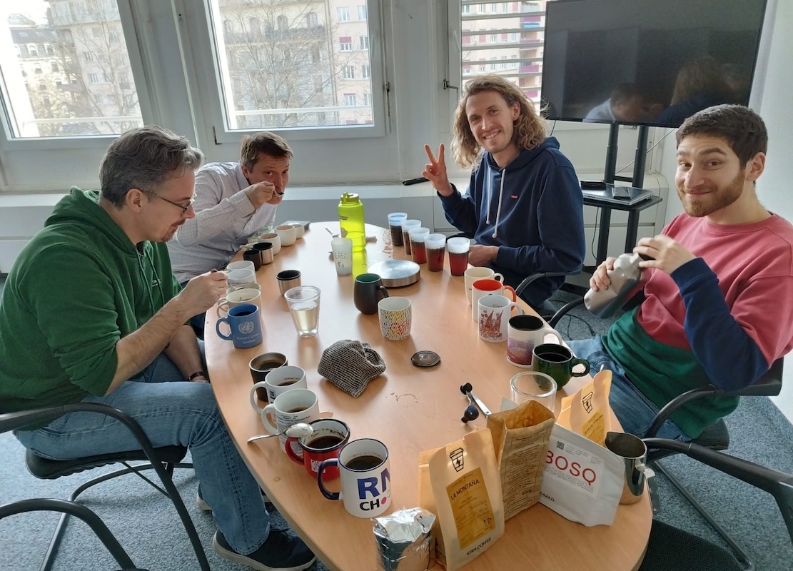 #social Lab coffee tasting to boost our energy levels