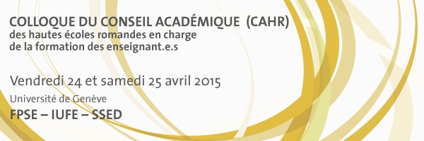Colloque CAHR 2015