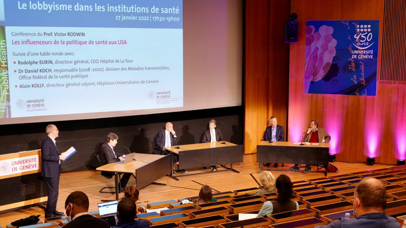 Conférence dans l'auditoire