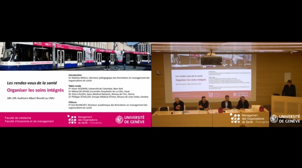 Conférence Organiser les soins intégrés