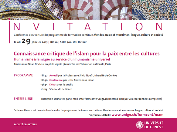 Conférence Mondes arabe et musulman