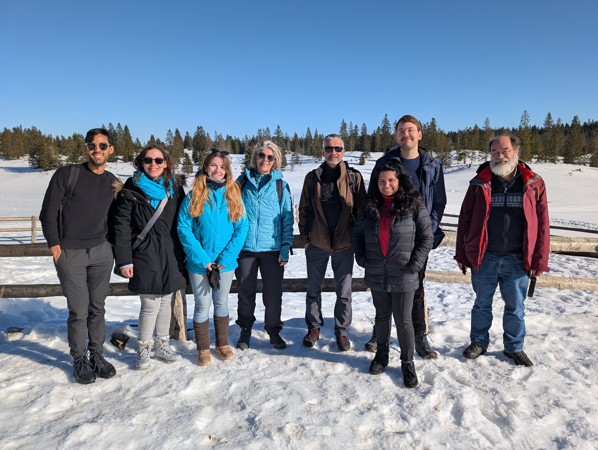 Group photo in February 2025