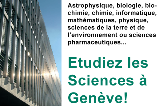 Etudiez les Sciences à Genève