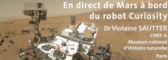En direct de Mars à bord du robot Curiosity