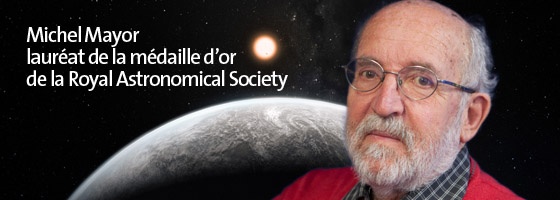 Michel Mayor lauréat de la médaille d’or en astronomie