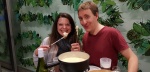 VD&MG: happy to eat the cheese fondue.jpg