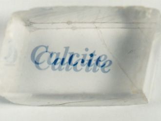 Calcite, birefringence