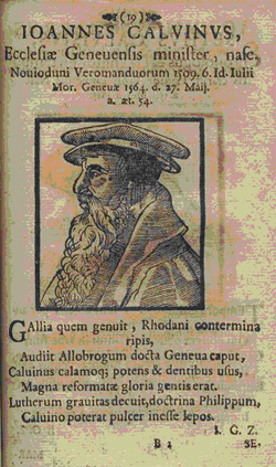 Calvin par Tobias Stimmer (1539-1584) - 02