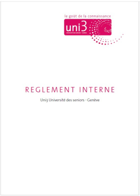 Règlement interne Uni3